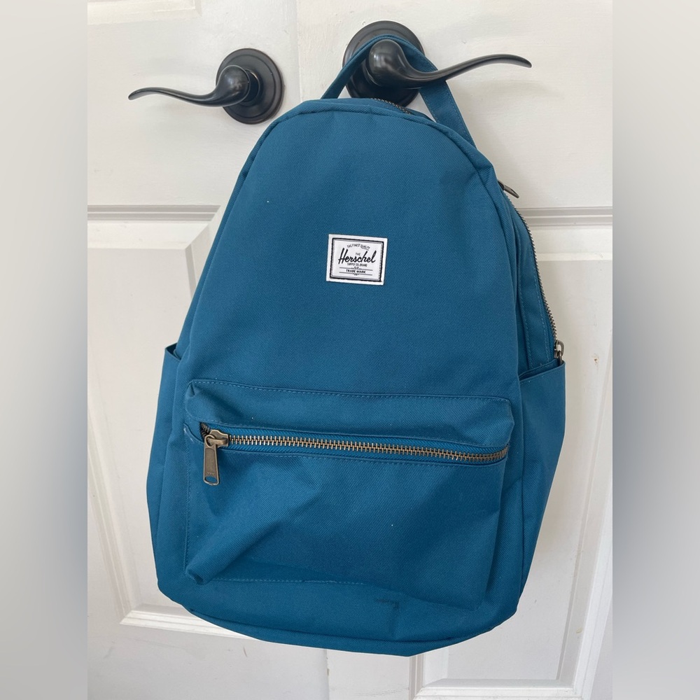 Herschel Supply Company Teal Canvas Backpack